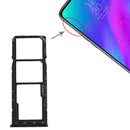SIM Card Tray + SIM Card Tray + Micro SD Card Tray for OPPO Realme 3(Black)
