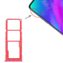 SIM Card Tray + SIM Card Tray + Micro SD Card Tray for OPPO Realme 3(Red)