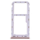 SIM Card Tray + SIM / Micro SD Card Tray for Meizu M6T(Pink)