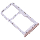 SIM Card Tray + SIM / Micro SD Card Tray for Meizu M6T(Pink)
