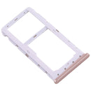SIM Card Tray + SIM / Micro SD Card Tray for Meizu M6T(Pink)