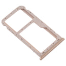 SIM Card Tray + SIM / Micro SD Card Tray for Meizu M6T(Gold)