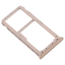 SIM Card Tray + SIM / Micro SD Card Tray for Meizu M6T(Gold)