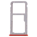 SIM Card Tray + SIM / Micro SD Card Tray for Meizu M6T(Red)