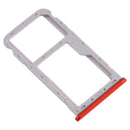 SIM Card Tray + SIM / Micro SD Card Tray for Meizu M6T(Red)