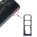 SIM Card Tray + SIM Card Tray + Micro SD Card Tray for vivo Y5s(Blue)