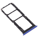 SIM Card Tray + SIM Card Tray + Micro SD Card Tray for vivo Y5s(Blue)