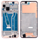Front Housing LCD Frame Bezel Plate with Side Keys for Huawei Y9 (2019) (Pink)