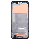 Front Housing LCD Frame Bezel Plate with Side Keys for Huawei Y9 (2019) (Blue)