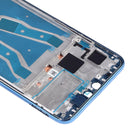 Front Housing LCD Frame Bezel Plate with Side Keys for Huawei Y9 (2019) (Blue)