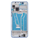 Front Housing LCD Frame Bezel Plate with Side Keys for Huawei Y9 (2019) (Silver)