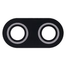 10 PCS Back Camera Lens Cover for Asus ZenFone Max Plus(M1) X018DC Pegasus 4s ZB570TL 5.7 inch (Black)