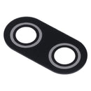 10 PCS Back Camera Lens Cover for Asus ZenFone Max Plus(M1) X018DC Pegasus 4s ZB570TL 5.7 inch (Black)