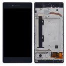 LCD Screen and Digitizer Full Assembly with Frame for Lenovo Vibe Shot / Z90(Black)
