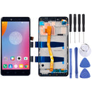 LCD Screen and Digitizer Full Assembly with Frame for 5.5 inch Lenovo K6 Note K53a48(Black)