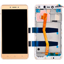 LCD Screen and Digitizer Full Assembly with Frame for 5.5 inch Lenovo K6 Note K53a48(Gold)