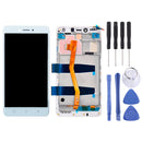 LCD Screen and Digitizer Full Assembly with Frame for 5.5 inch Lenovo K6 Note K53a48(White)