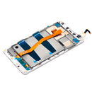 LCD Screen and Digitizer Full Assembly with Frame for 5.5 inch Lenovo K6 Note K53a48(White)