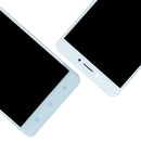 LCD Screen and Digitizer Full Assembly with Frame for 5.5 inch Lenovo K6 Note K53a48(White)