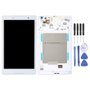 LCD Screen and Digitizer Full Assembly with Frame for Lenovo Tab 2 A8-50 A8-50F A8-50LC(White)