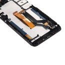 LCD Screen and Digitizer Full Assembly with Frame & Top + Lower Bottom Glass Lens Cover for HTC Desire 530 (Grey)