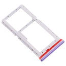 SIM Card Tray + SIM / Micro SD Card Tray for Xiaomi Redmi K30 4G(Purple)