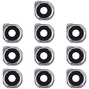 10 PCS Camera Lens Cover for LG Q6 / LG-M700 / M700 / M700A / US700 / M700H / M703 / M700Y(Black)