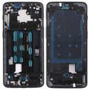 Front Housing LCD Frame Bezel with Side Key for OnePlus 6T(Black)