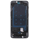 Front Housing LCD Frame Bezel with Side Key for OnePlus 6T(Black)