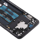 Front Housing LCD Frame Bezel with Side Key for OnePlus 6T(Black)