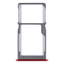 SIM Card Tray + SIM Card Tray / Micro SD Card Tray for Meizu 15(Red)