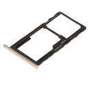 SIM Card Tray + SIM Card Tray / Micro SD Card Tray for Motorola Moto G5S(Gold)