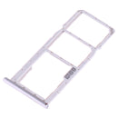 SIM Card Tray + SIM Card Tray + Micro SD Card Tray for Asus ZenFone Max Pro (M2) ZB631KL(Silver)
