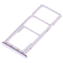 SIM Card Tray + SIM Card Tray + Micro SD Card Tray for Asus ZenFone Max Pro (M2) ZB631KL(Silver)