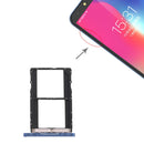 SIM Card Tray + SIM Card Tray for Tecno WX4 Pro(Blue)