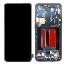 AMOLED Material LCD Screen and Digitizer Full Assembly with Frame for OnePlus 7 Pro(Black)