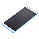 Original LCD Screen and Digitizer Full Assembly with Frame for HTC Desire 620 (White + Blue)