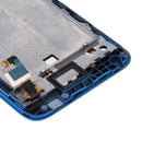 Original LCD Screen and Digitizer Full Assembly with Frame for HTC Desire 620 (White + Blue)