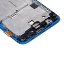 Original LCD Screen and Digitizer Full Assembly with Frame for HTC Desire 620 (White + Blue)