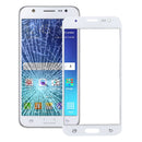 Front Screen Outer Glass Lens for Galaxy J7 / J700(White)