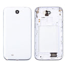Middle Frame Bezel + Battery Back Cover for Galaxy Note II / N7100(White)
