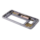 Front Housing LCD Frame Bezel Plate for Galaxy S7 Edge / G935(Grey)