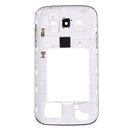 Middle Frame Bezel / Back Plate Housing Camera Lens Panel for Galaxy Grand Neo Plus / i9060i (Single Card Version)(White)