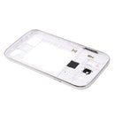 Middle Frame Bezel / Back Plate Housing Camera Lens Panel for Galaxy Grand Neo Plus / i9060i (Single Card Version)(White)
