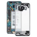Transparent Battery Back Cover with Camera Lens Cover for Samsung Galaxy S8 + / G955 G955F G955FD G955U G955A G955P G955T G955V G955R4 G955W G9550(Transparent)