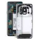 Transparent Battery Back Cover with Camera Lens Cover for Samsung Galaxy S9 G960F G960F/DS G960U G960W G9600(Transparent)