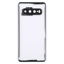 Transparent Battery Back Cover with Camera Lens Cover for Samsung Galaxy S10 G973F/DS G973U G973 SM-G973(Transparent)