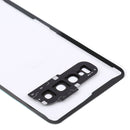 Transparent Battery Back Cover with Camera Lens Cover for Samsung Galaxy S10 G973F/DS G973U G973 SM-G973(Transparent)