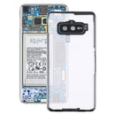 Transparent Battery Back Cover with Camera Lens Cover for Samsung Galaxy S10e / G970F/DS G970U G970W SM-G9700(Transparent)