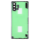 Transparent Battery Back Cover with Camera Lens Cover for Samsung Galaxy Note 10+ N975 N9750(Transparent)